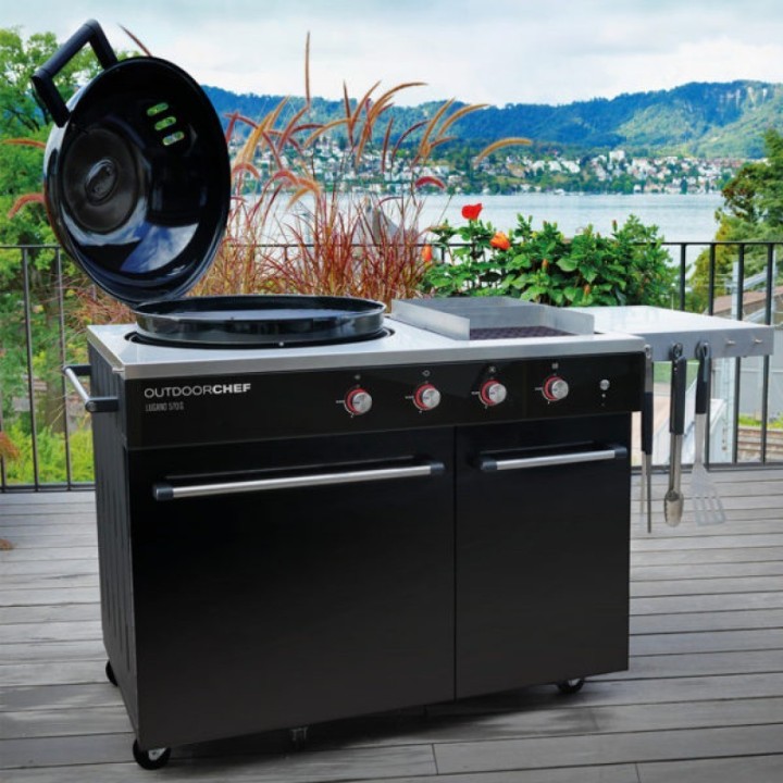 smartgas | πολυλειτουργική ψησταριά υγραερίου lugano 570 g evo