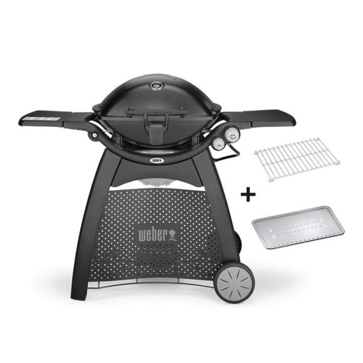smartgas | μπάρμπεκιου υγραερίου weber 3200 black με φως