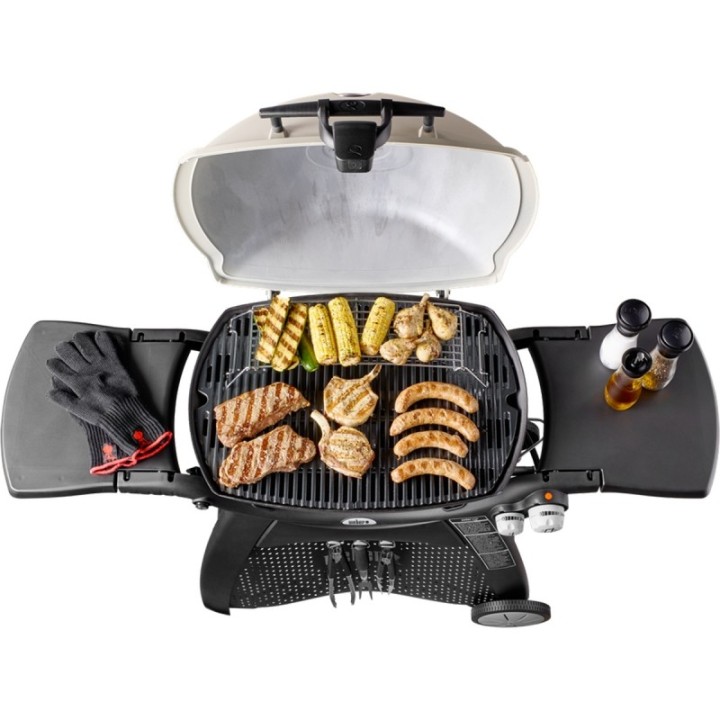 smartgas | μπάρμπεκιου υγραερίου weber 3200 black με φως