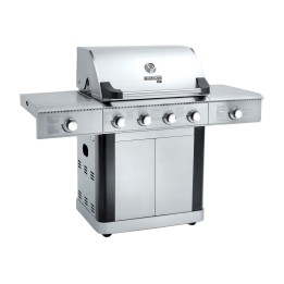 smartgas | bormann bbq 5500 ψησταριά υγραερίου με πλαϊνή εστία και επιπλέον εστία υπερύθρων