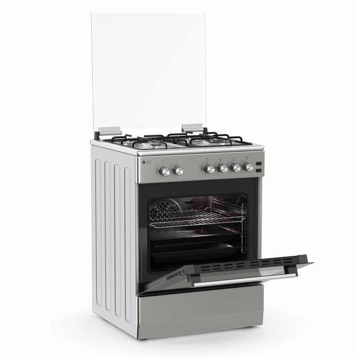 smartgas | κουζίνα αερίου tgs 6021 ix multigas thermogatz με εστία wok