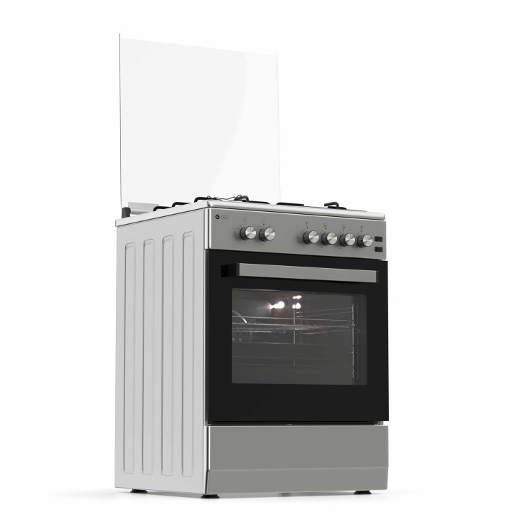 smartgas | κουζίνα αερίου tgs 6021 ix multigas thermogatz με εστία wok