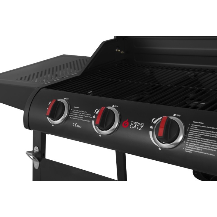 smartgas| ψησταριά υγραερίου gs grill lite 3 Thermogatz