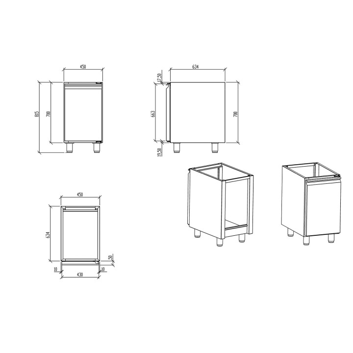 smartgas | ερμάριο inox λάντζα για γούρνα | outdoor kitchen