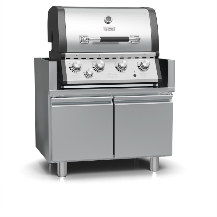 smartgas | ερμάριο inox bbq tgh b1 m61 με πόρτες Thermogatz