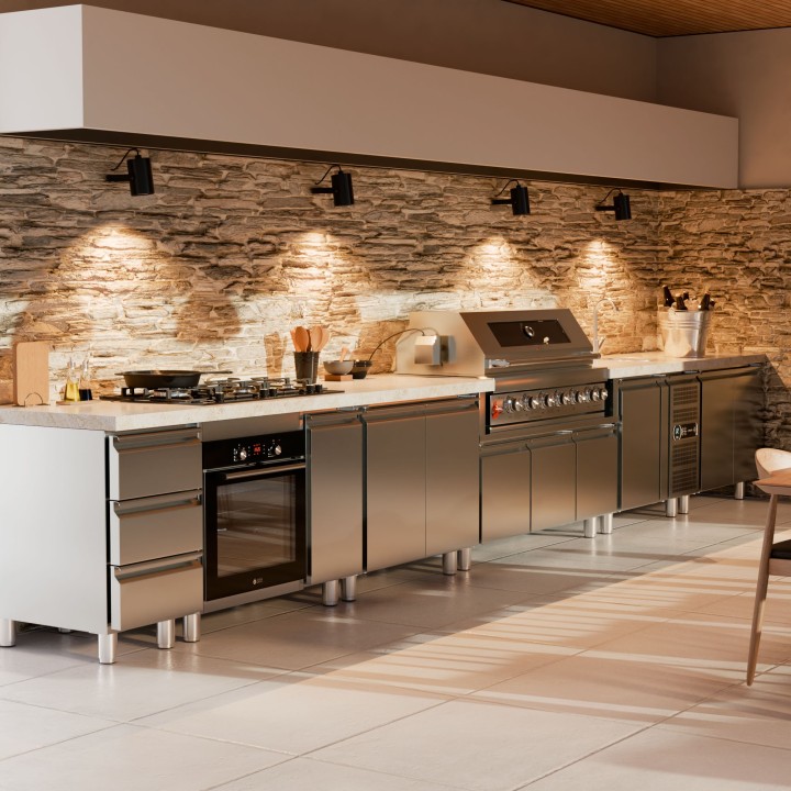 smartgas | ερμάριο inox bbq tgh b1 b8b g με πόρτες Thermogatz