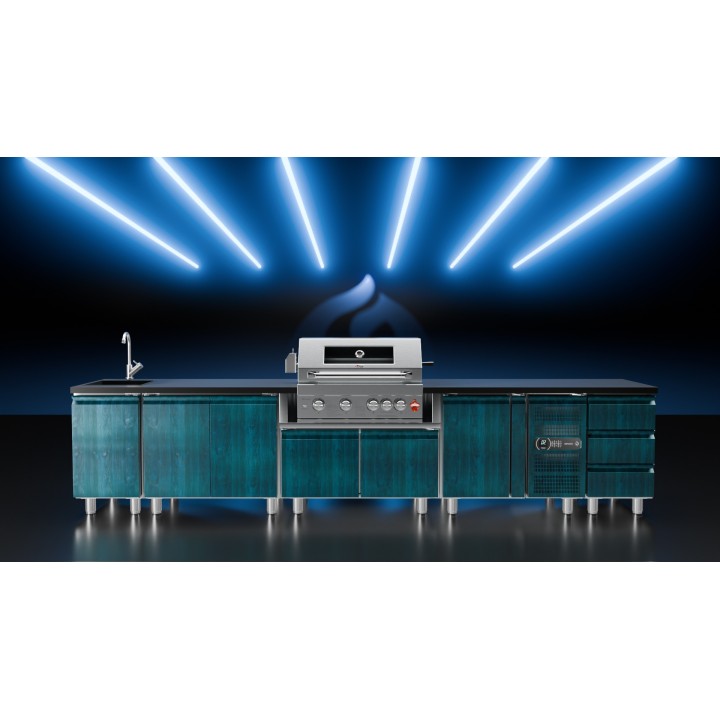 smartgas | Ψυγείο Inox & Μηχανή Τ R290 χωρίς πάγκο Thermogatz Outdoor Kitchen