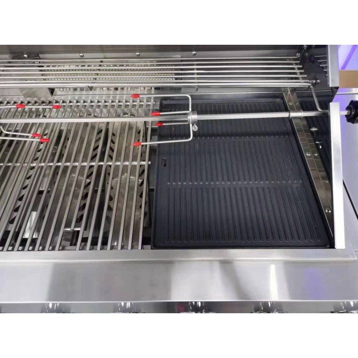 smartgas | ψησταριά υγραερίου semi-tgh-bi-b8b-g 6+1 Thermogatz