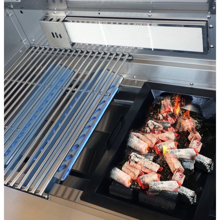 smartgas | ψησταριά υγραερίου semi-tgh-bi-b8b-g 6+1 Thermogatz
